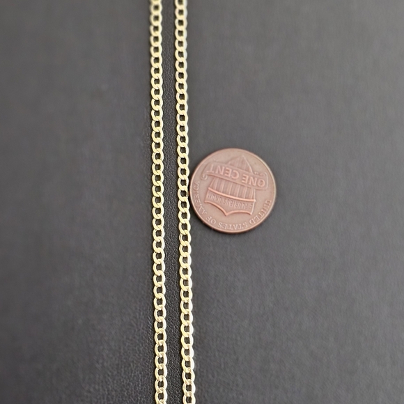 14k gold necklace 20 inch - Picture 3 of 6